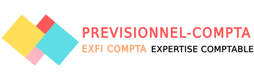 Logo et Texte EXFICompta previsionnel mail